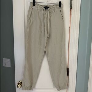 Women’s Casual Linen Blend Joggers